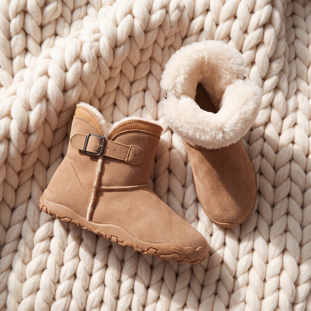 Most cosy boots are soft outside