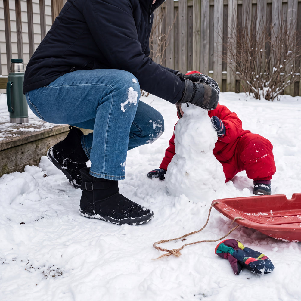 A snow day with the grandchildren